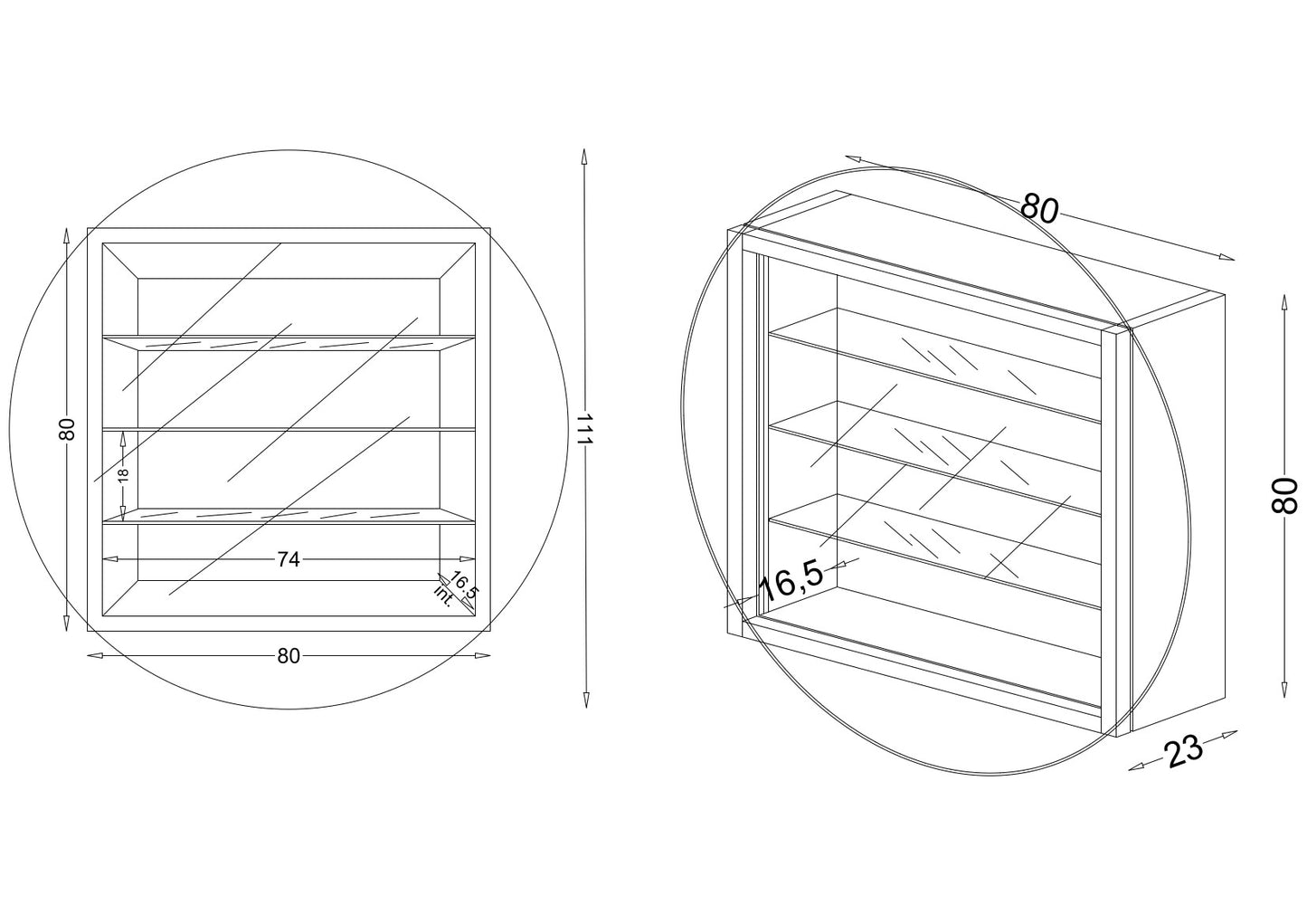 Vetrina espositiva Funko Pop