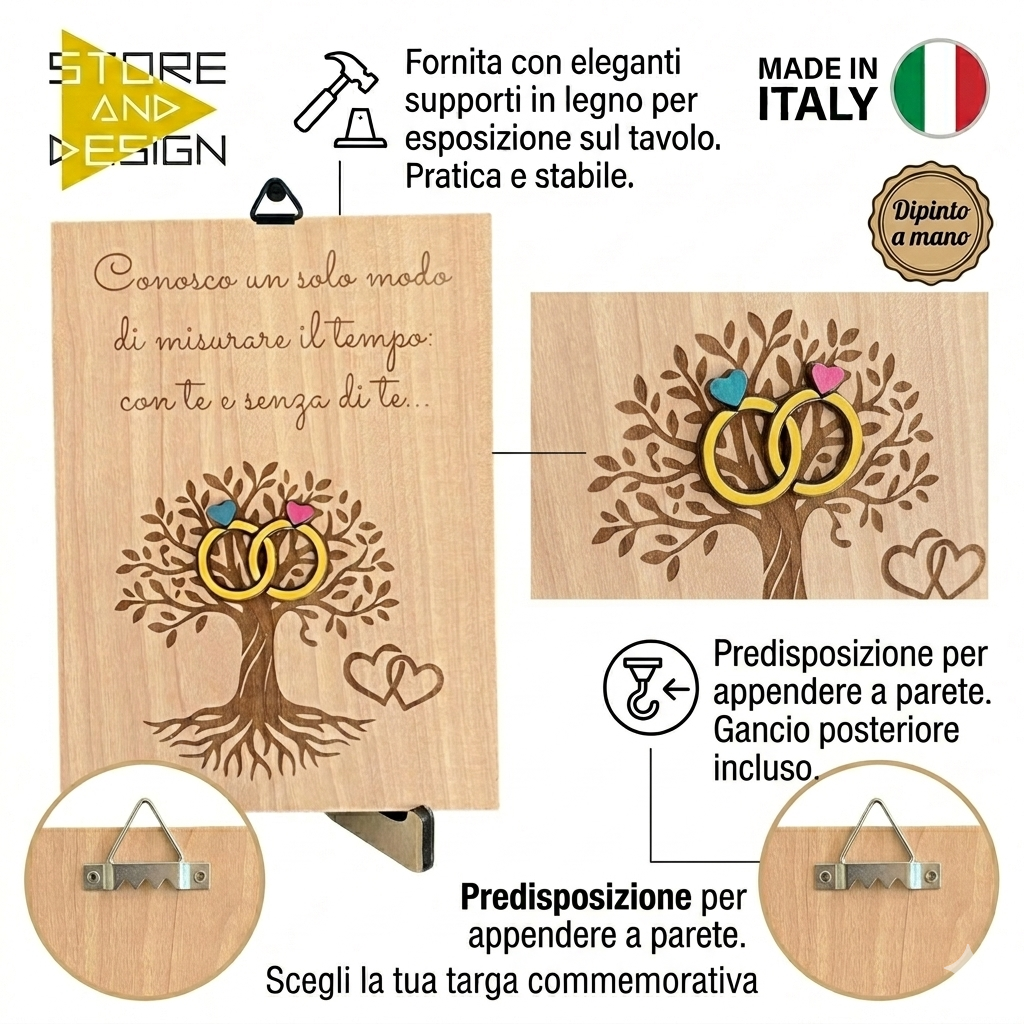 Targa decorativa Anniversario