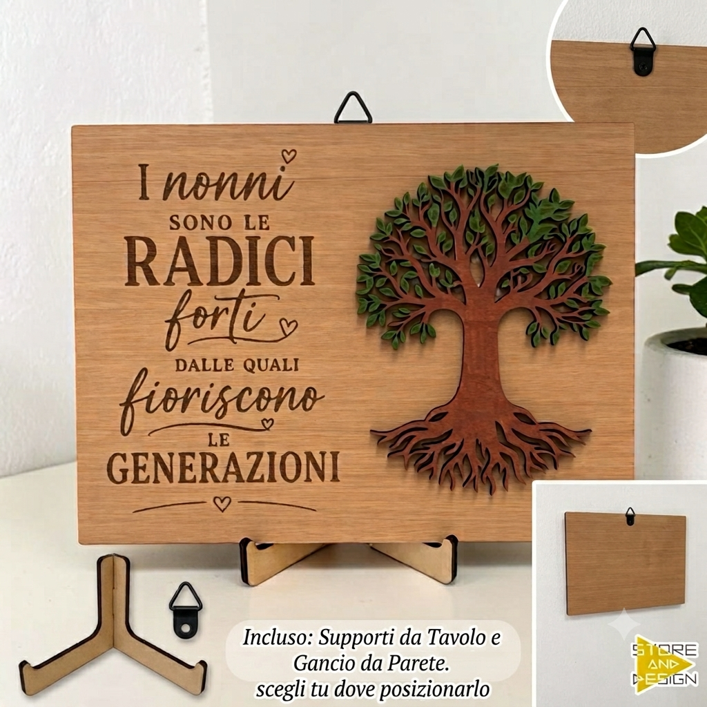 Targa decorativa Nonni