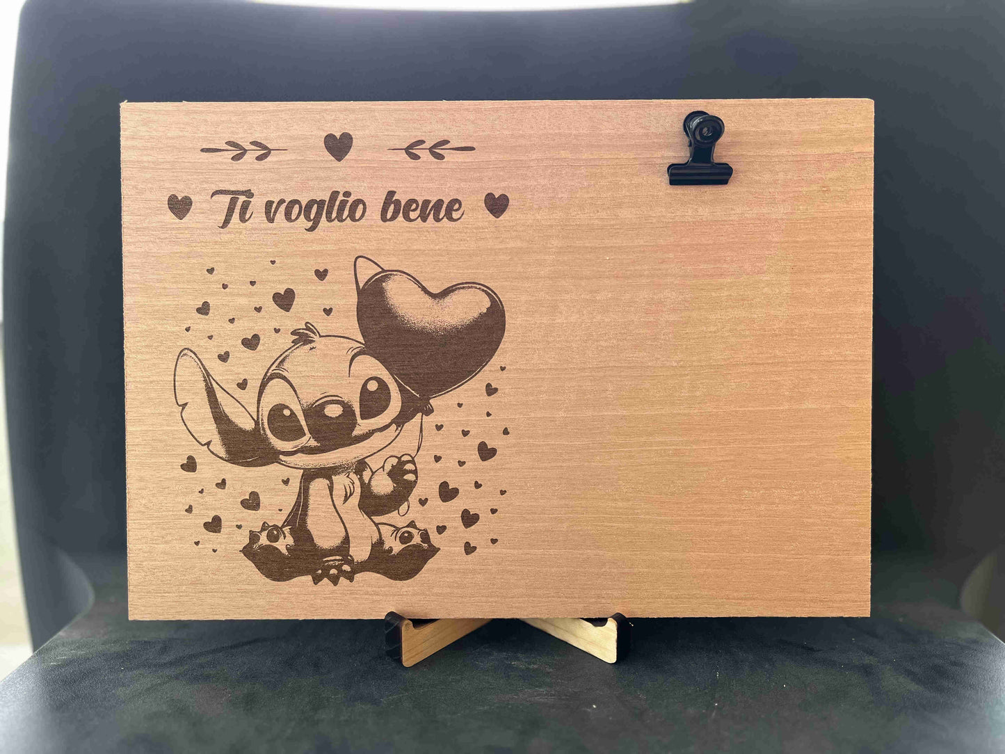 Portafoto in legno Stitch Disney