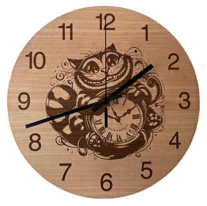 Orologio da parete Stregatto Alice Nel Paese Delle Meraviglie