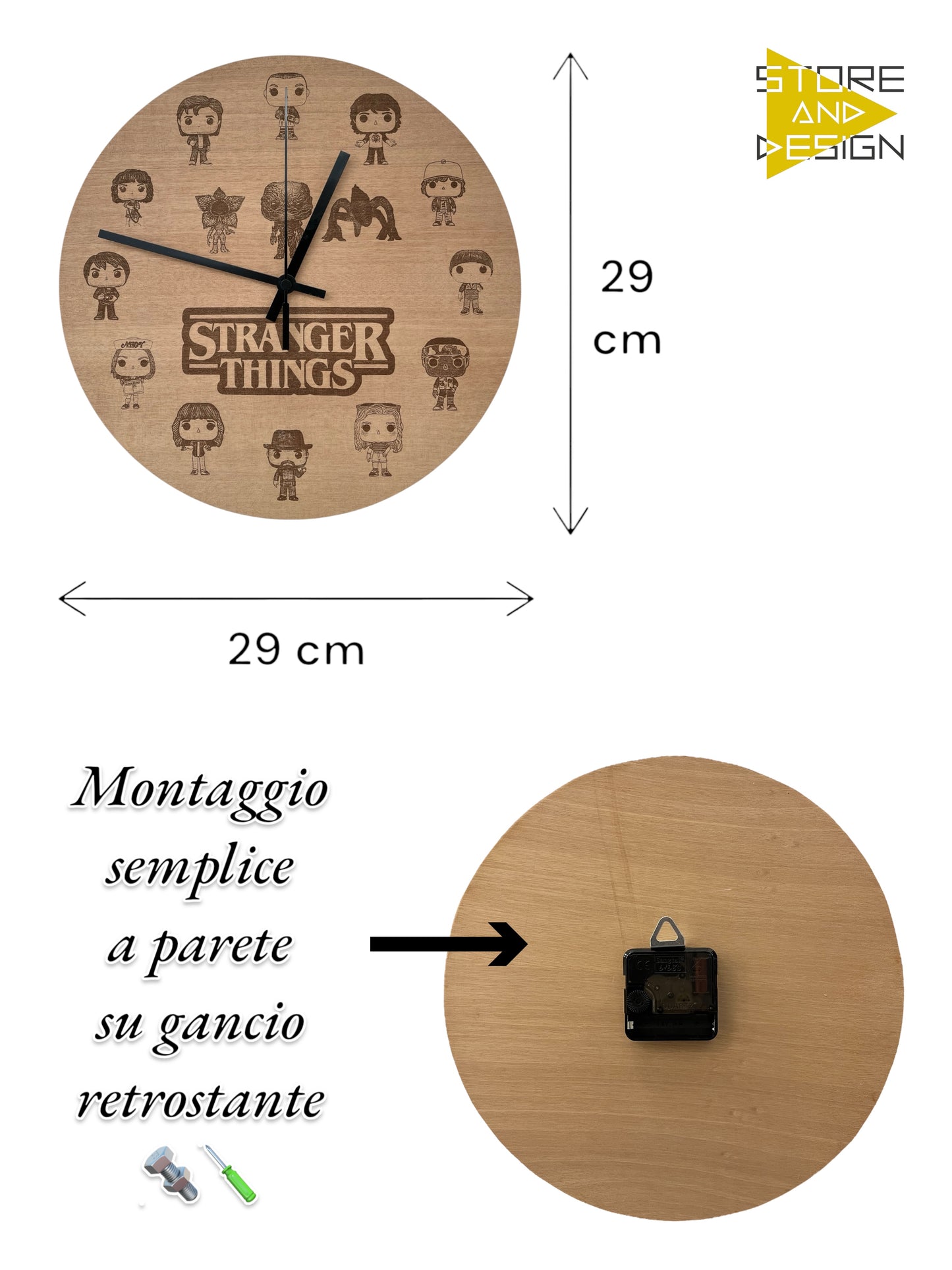 Orologio da parete Stranger Things