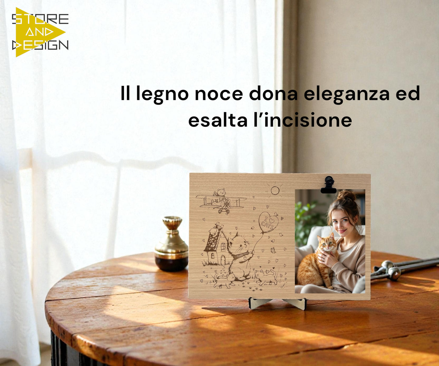 Portafoto Gatto da tavolo