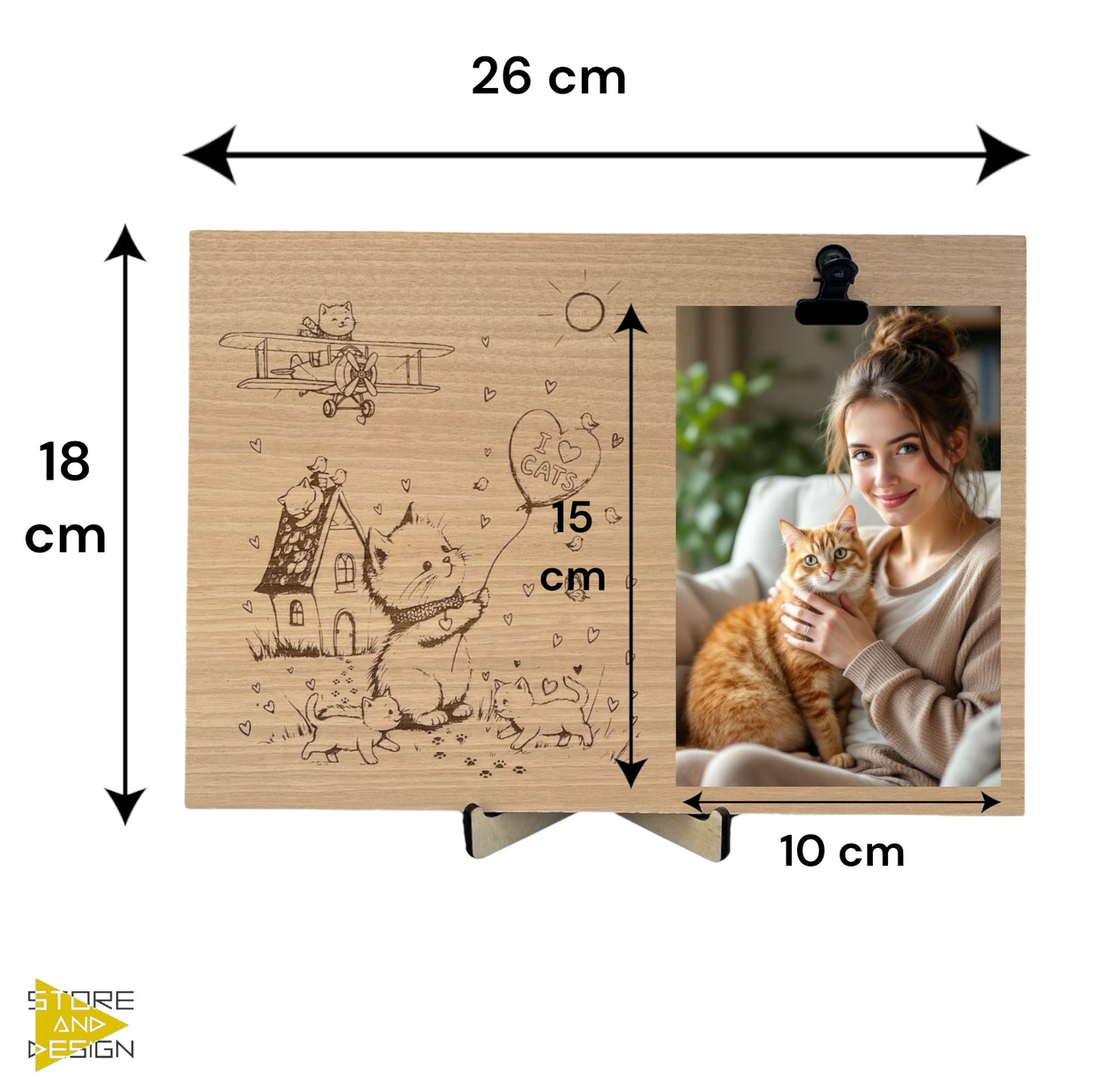 Portafoto Gatto da tavolo