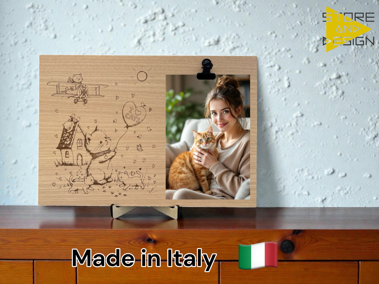 Portafoto Gatto da tavolo