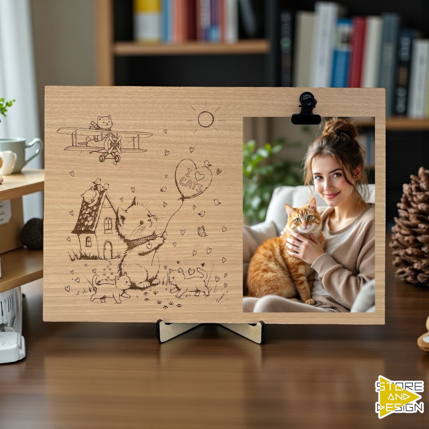 Portafoto Gatto da tavolo