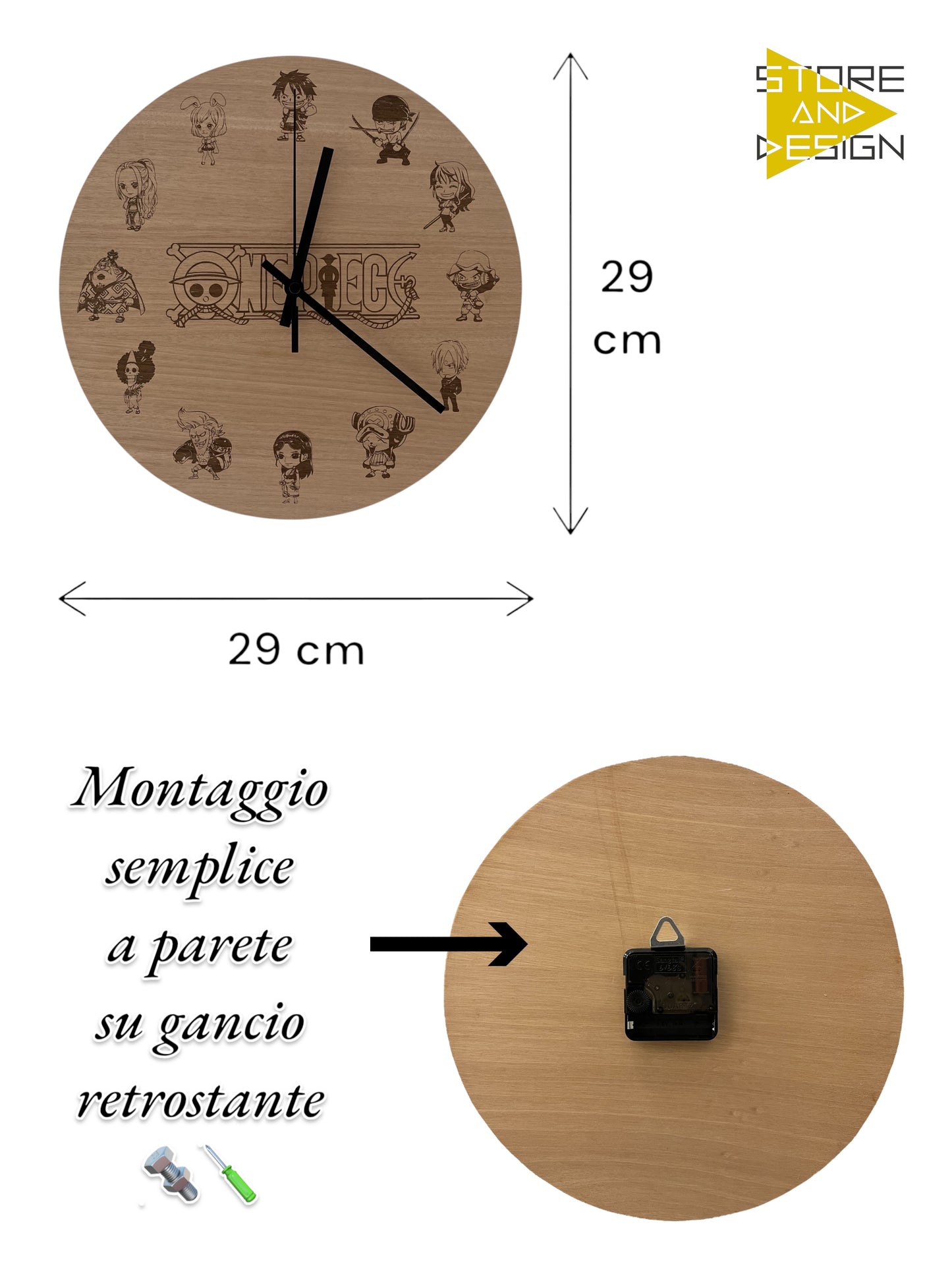 Orologio da parete One Piece
